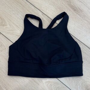 lululemon athletica Black High-Neck Sports Bra